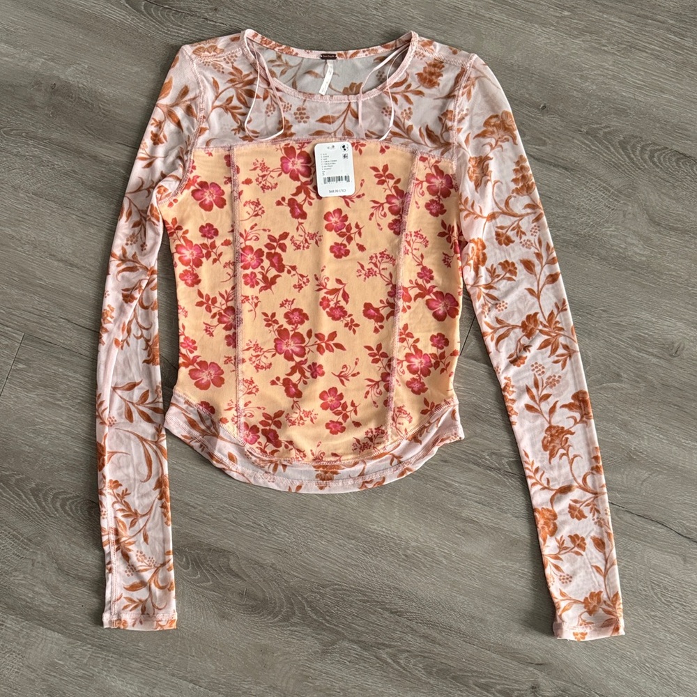NWT Free People Bettys Garden Top